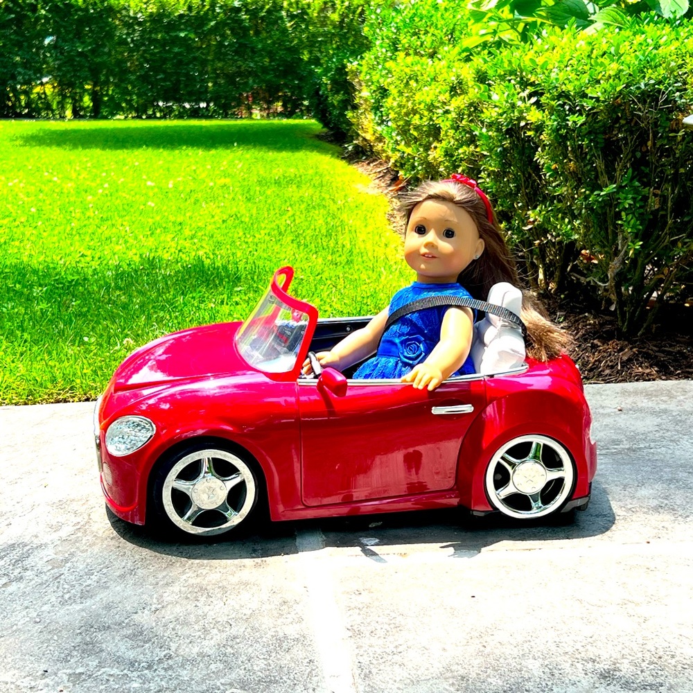 Used American Girl® RC Sports Car red